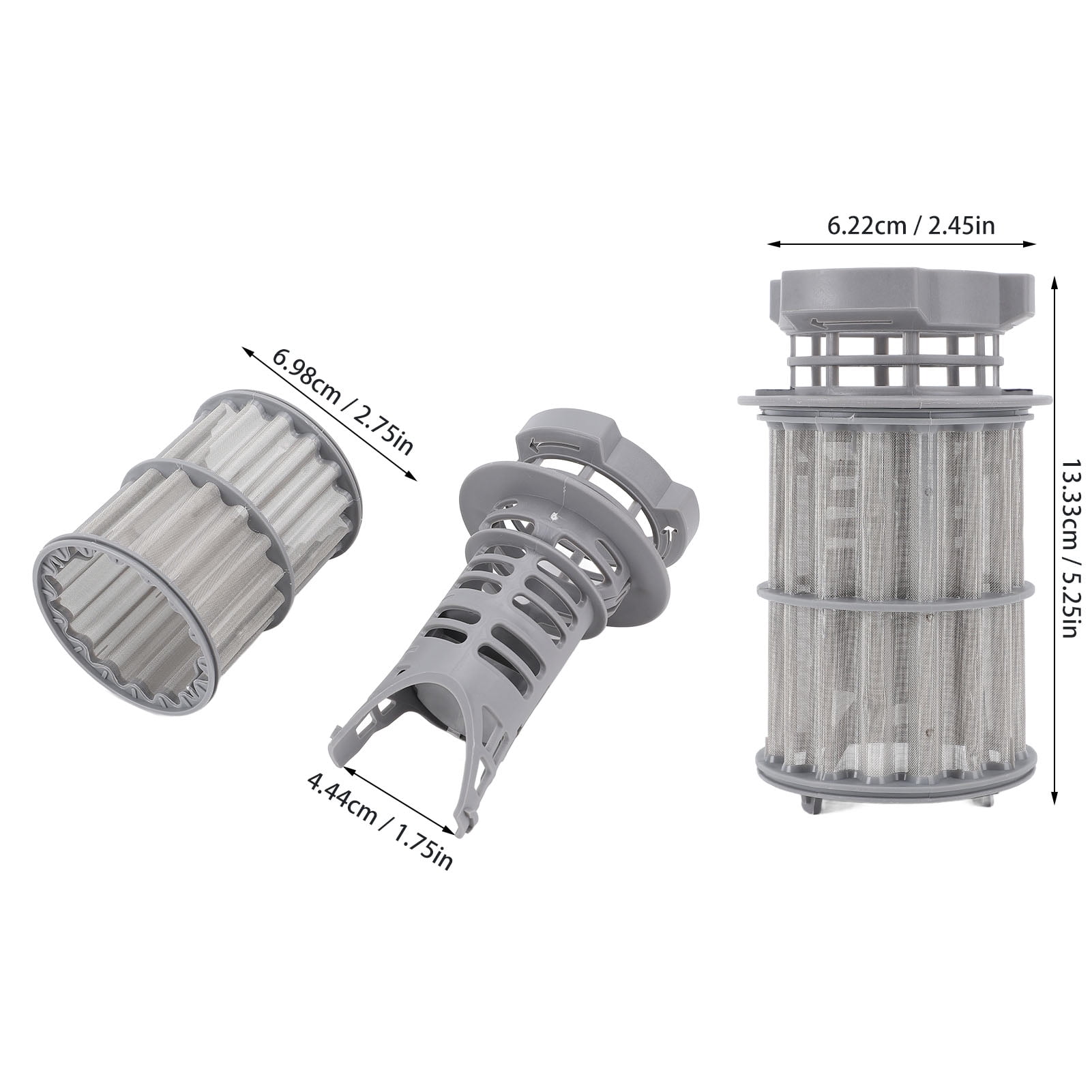 Dishwasher Drain Mesh Filter, Circulation Pump Filter Replacement Effective  For SHE3ARL5UC 08