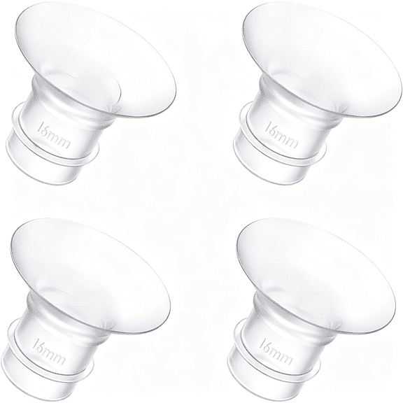 OITY 4Pcs 16Mm Breast Pump Flange Insert for M5 M9 S12 Pro,Pump Flange Insert Compatible with P10,24Mm Flange