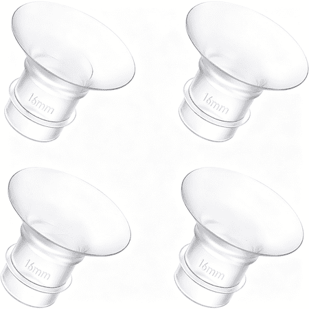 OITY 4Pcs 16Mm Breast Pump Flange Insert for M5 M9 S12 Pro,Pump Flange Insert Compatible with P10,24Mm Flange