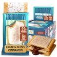 thumbnail image 1 of Legendary Foods 22 g de pastelería proteica - Barra de reemplazo de comidas y desayuno con alto contenido de proteínas - Bocadillos bajos en carbohidratos aptos para dietas cetogénicas, sin gluten y a, 1 of 5