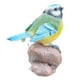 thumbnail image 3 of Figura de pájaro decorativa para jardín de hadas, adorno decorativo pequeño para el hogar. En la piedra, 3 of 9