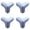 Blue, variant on Table Corner Protector Guards 4PCS Silicone Anti Collision Guards - Self Adhesive Bumpers for Furniture Desks Tables and Range Hood, Shock Absorbing Edge Guards for Home Office and Child Safety