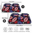 thumbnail image 3 of Kdxio American With Lips Print Windshield Sun Shade,UV Rays and Sun Heat Protection,Sunshade for Car Windshield,Car Shade Front Windshield - Medium, 3 of 5