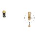 thumbnail image 1 of Estatua de mujer africana,Estante de oficina con estatua de mujer africana,Reloj de pared,Reloj de pared decorativo para baño y dormitorio.,Reloj de pared redondo silencioso y sin tictac,regalo, 1 of 8