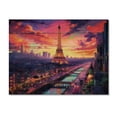 thumbnail image 3 of Designart "Eiffel Tower s Harmonious Presence in Paris II" Franch Print on Natural Pine Wood, 3 of 5