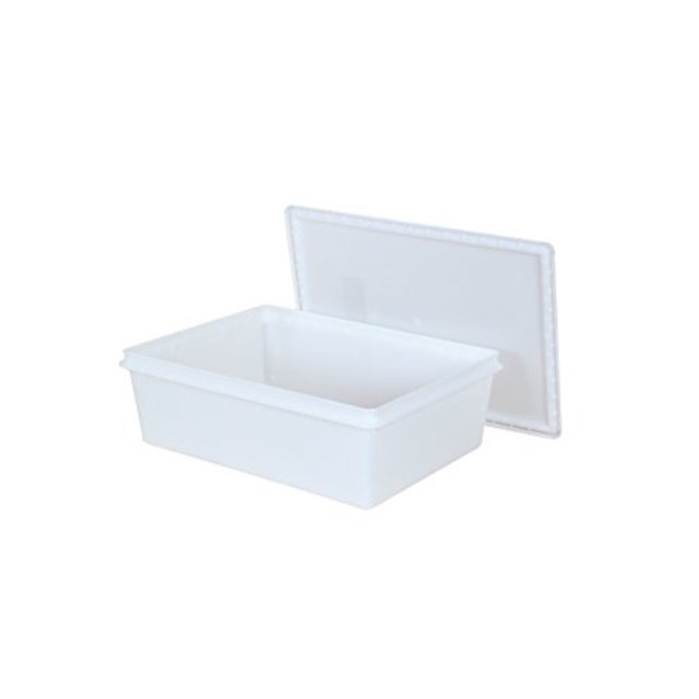 fish tubs/food storage bins 25lb 11.5" x 15.5" x 5" (pack of 10 combos)