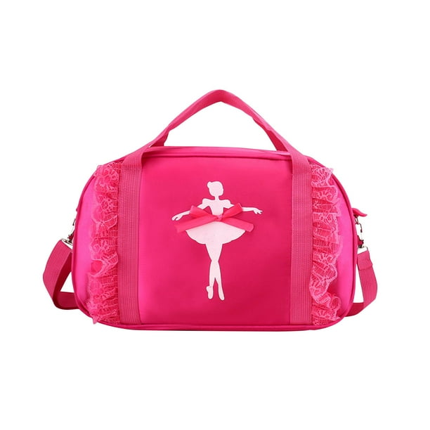 Bolsa de baile de ballet, bonita bolsa de lona de bailarina para regalo del Día del Niño, regalo de cumpleaños