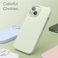 thumbnail image 6 of JETech Silicone Case for iPhone 15 6.1-Inch, Silky-Soft Touch Full-Body Protective Phone Case, Shockproof Cover (Green), 6 of 6