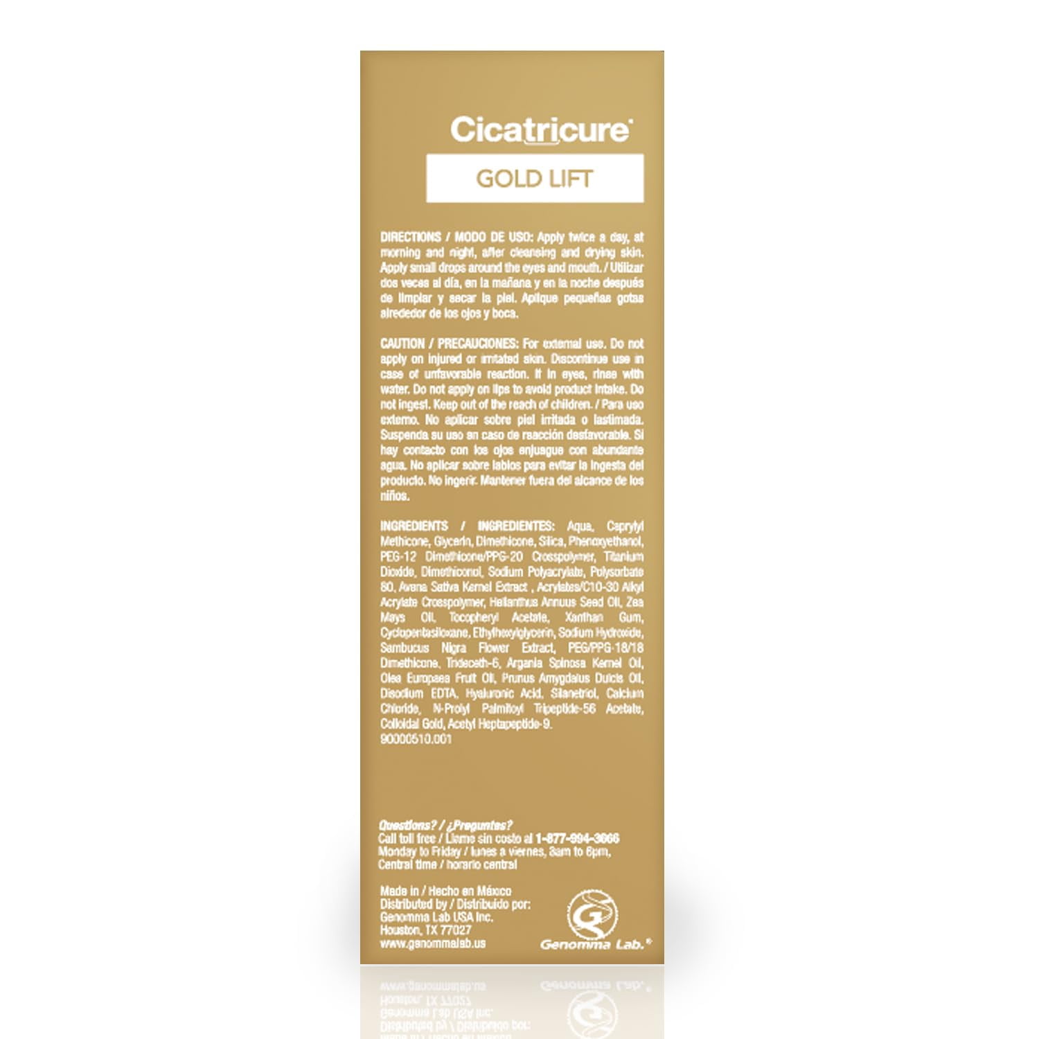 (12 pack) Cicatricure Gold Lift Facial Serum with Lifting Effect, Anti Aging Skin Care, Hydrating, 0.9 oz