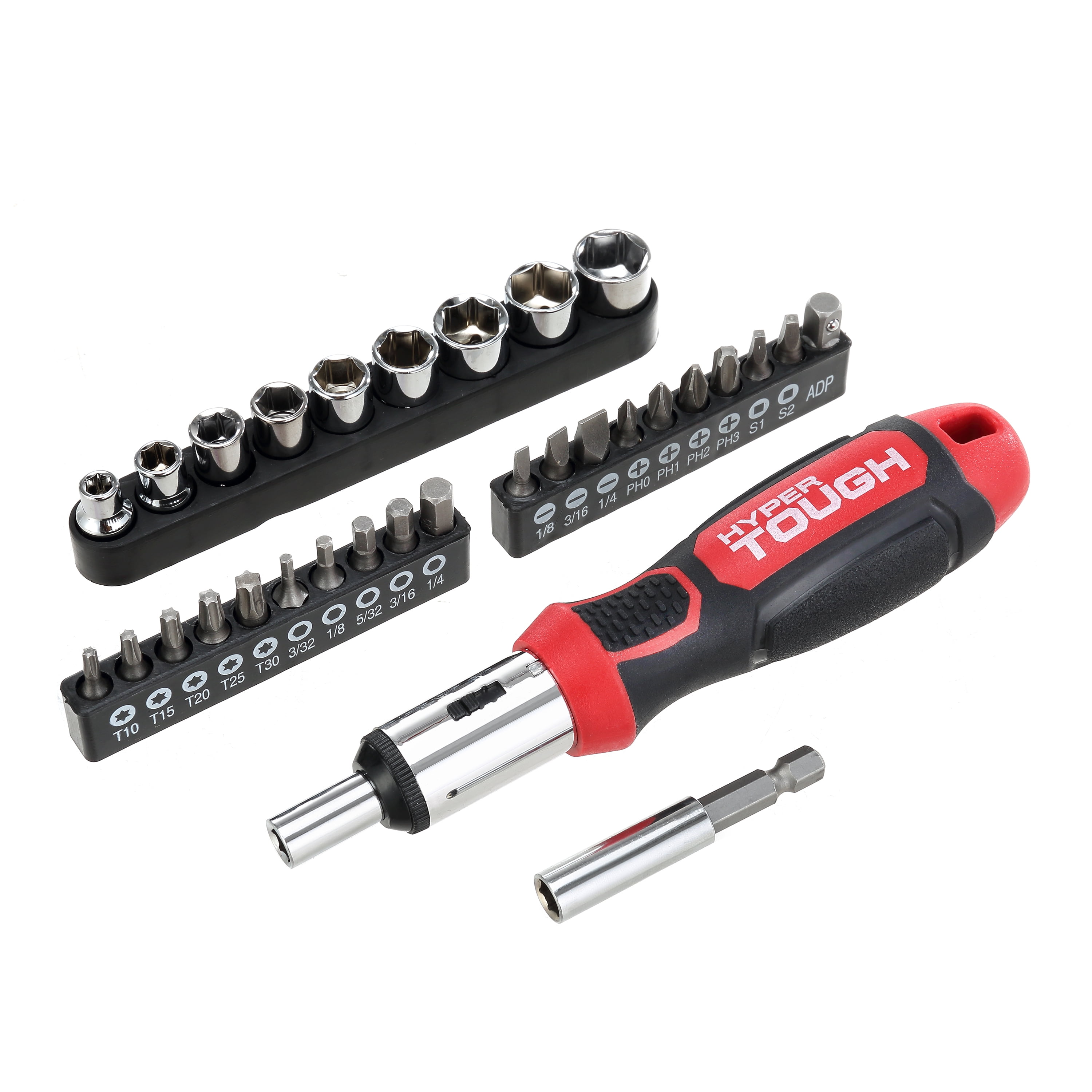Buy Hyper Tough 55 Piece Multitype Screwdriver Set TS60428N Online at