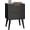 Fluted - Black, variant on Modern Bedside Table, Nightstand with 2 Drawers,Fluted Side Table with Wood Legs,Mid Century End Table for Bedroom,Small Space