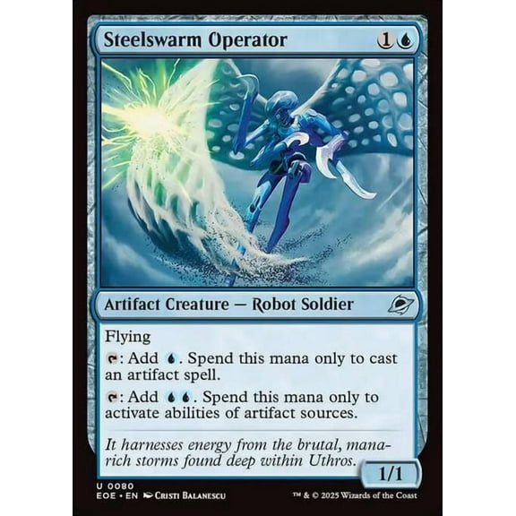 MtG Edge of Eternities Uncommon Steelswarm Operator #80