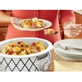 thumbnail image 5 of Crock-Pot Small 2.5 Quart Casserole Slow Cooker in White/Blue, Enjoy Eye-Catching Quick Meals, Durable and Compact, 5 of 6