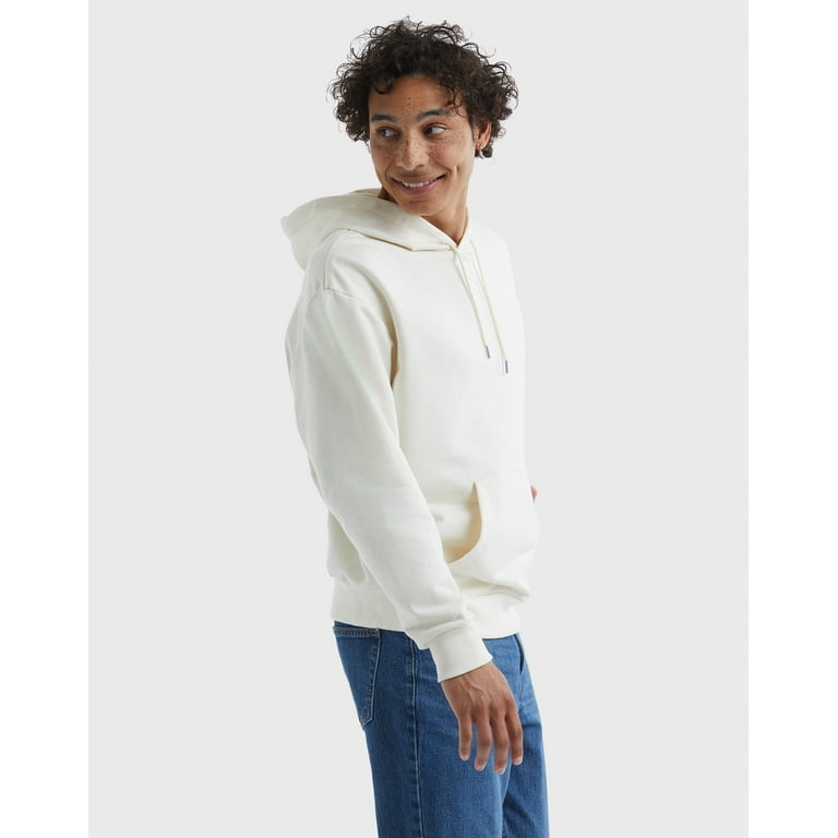 Hanes Explorer Unisex French Terry Hoodie Java Frost Tan L