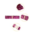 thumbnail image 2 of Cinturones Anchos para Mujeres INSPIRE CHIC con Hebillas de Interbloqueo, Brillantes y Elásticos, 2 PZS, Púrpura Oscuro, 2 of 6