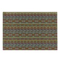 thumbnail image 1 of African Cutting Board, Colorful Diamond Motifs with Angled Lines Lively Palette Geometric Borders, Decorative Tempered Glass Cutting and Serving Board, Large Size, Multicolor, by Ambesonne, 1 of 1