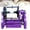 Purple, variant on Electric Household Mini Spinning Wheel,12v Automatic Yarn Winder,Maximum Speed 800rpm,with 3 Spool,12mm Aperture,Spool Capacity 4+ Ounces(>120g),Can Forward And Reverse Switching