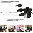 thumbnail image 5 of PANuYIN Electric Air Pump, Electric Pump for Inflatables Pumps Inflator Deflator with 3 Sizes Nozzles for Airbed Air Mattress Swimming Pool (130W), 5 of 8
