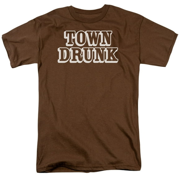Town Drunk Officially Licensed Adult T Shirt