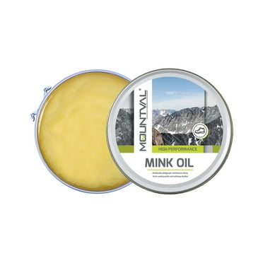 Mountval Mink Oil, Quality Shoe Dubbin Oil, Nourishes Waterproofs & Protector