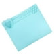 thumbnail image 1 of Tapete de silicona para manualidades, lavable, multiusos, soporte para pinceles, paleta de pintura DIY Azul, 1 of 9