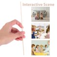 thumbnail image 3 of FRCOLOR 100Set Natural Wood Craft Sticks Beige for Art Supplies Educational Tool for DIY Projects, 3 of 7