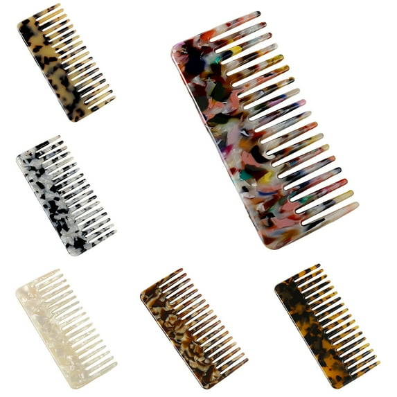 Dream Lifestyle Hair Comb, Hair Detangling Comb, Wide Teeth Comb Anti-static Comb Thick Curly Wavy Dry Hair for Womens and Mens, Travel Comb Styling Comb Wet Comb Hair Detangler Comb