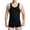 Black, variant on FOCUSNORM Mens Slimming Vest Body Shaper Slim Chest Belly Waist Compression Shirt S-XXL