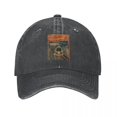 thumbnail image 2 of Gorra de béisbol con diseño artístico de Peanuts, Charlie Brown, Scream y Snoopy, gorra de sol informal de mezclilla desgastada para hombres y mujeres, gorras de actividades, 2 of 5