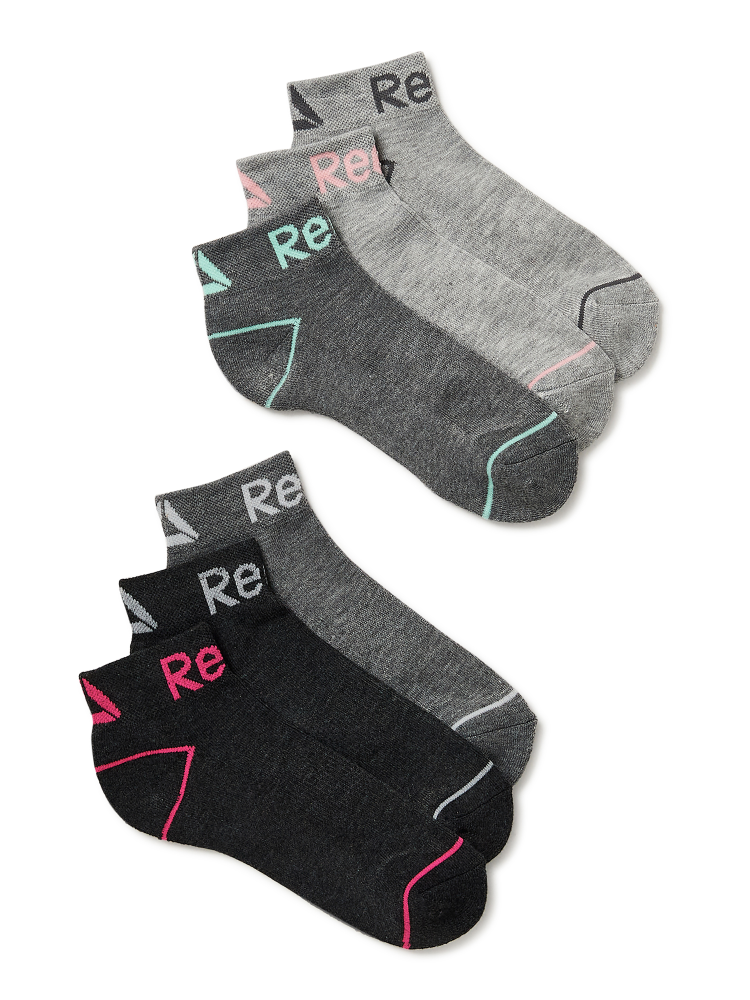 Reebok Women's Cushion Quarter Socks, 6-Pack - image 3 of 9