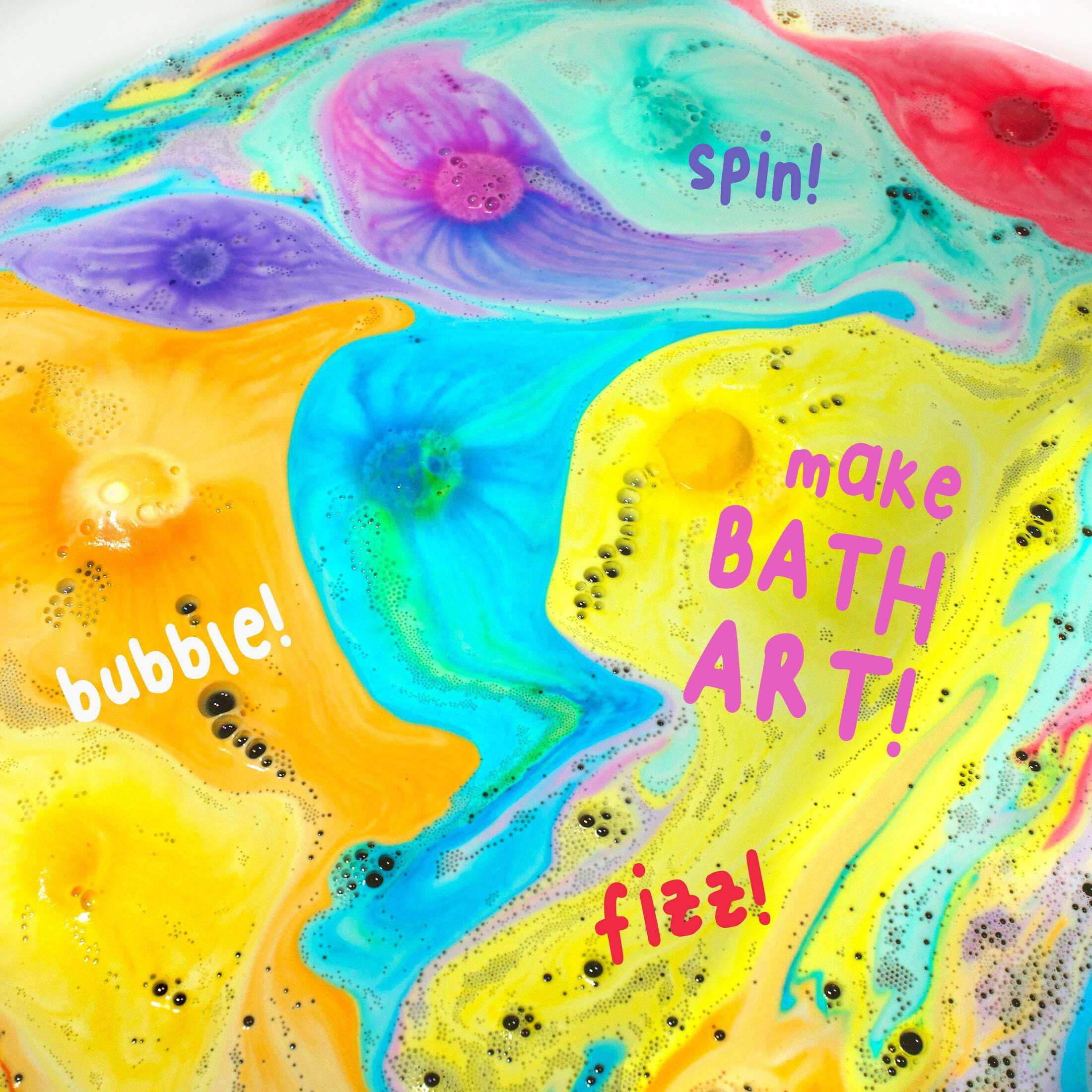 Mr. Bubble Galaxy Bath Bombs for Kids, Bubble Gum Scent, Sensory Fizz & Spin, STEM Toys, 8 Count