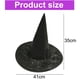 thumbnail image 2 of 2 uds sombrero de bruja de malla de cuero, sombrero de mago, sombrero de bruja de malla de cuero, suministros para fiesta de graduación para niños y adultos, 2 of 5
