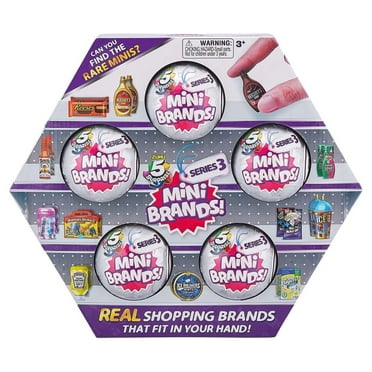 Collectable 5 Surprise Mini Brands Series 3 - 5 Ball Bundle
