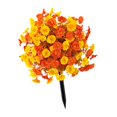 thumbnail image 4 of Flores artificiales de gloria de la mañana, decoración de jardín, estaca de jardín realista para Naranja Amarillo, 4 of 8