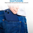thumbnail image 5 of JETech Ultra Slim (0.35mm Thin) Case for iPhone 13, 6.1-Inch, Camera Lens Cover Full Protection, Lightweight, Matte Finish PP Hard Minimalist Case, Support Wireless Charging (Blue), 5 of 7