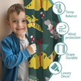 thumbnail image 3 of Blackout Kids Curtains,Green Dinosaurs ChristmasTrees Socks Pattern Childrens Insulated Curtains Set Of 2,Bedroom Essentials,Toddler Room Decor 42"x84", 3 of 5