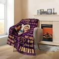 thumbnail image 3 of Wedding Anniversary Blanket 1 Year for Women Men - Happy 1st Anniversary 50"" X 60"" Soft Throw Blanket - Romantic Gift for Couple Wife Husband, 3 of 5