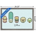 thumbnail image 3 of The Simpsons: D'oh of the Dead - Skulls Wall Poster, 14.725" x 22.375", Framed, 3 of 3