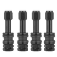 thumbnail image 5 of 4Pcs TR48 Bolt On Tire Valve Stem Metal High Pressure Flush With Stem Cap BLACK, 5 of 8