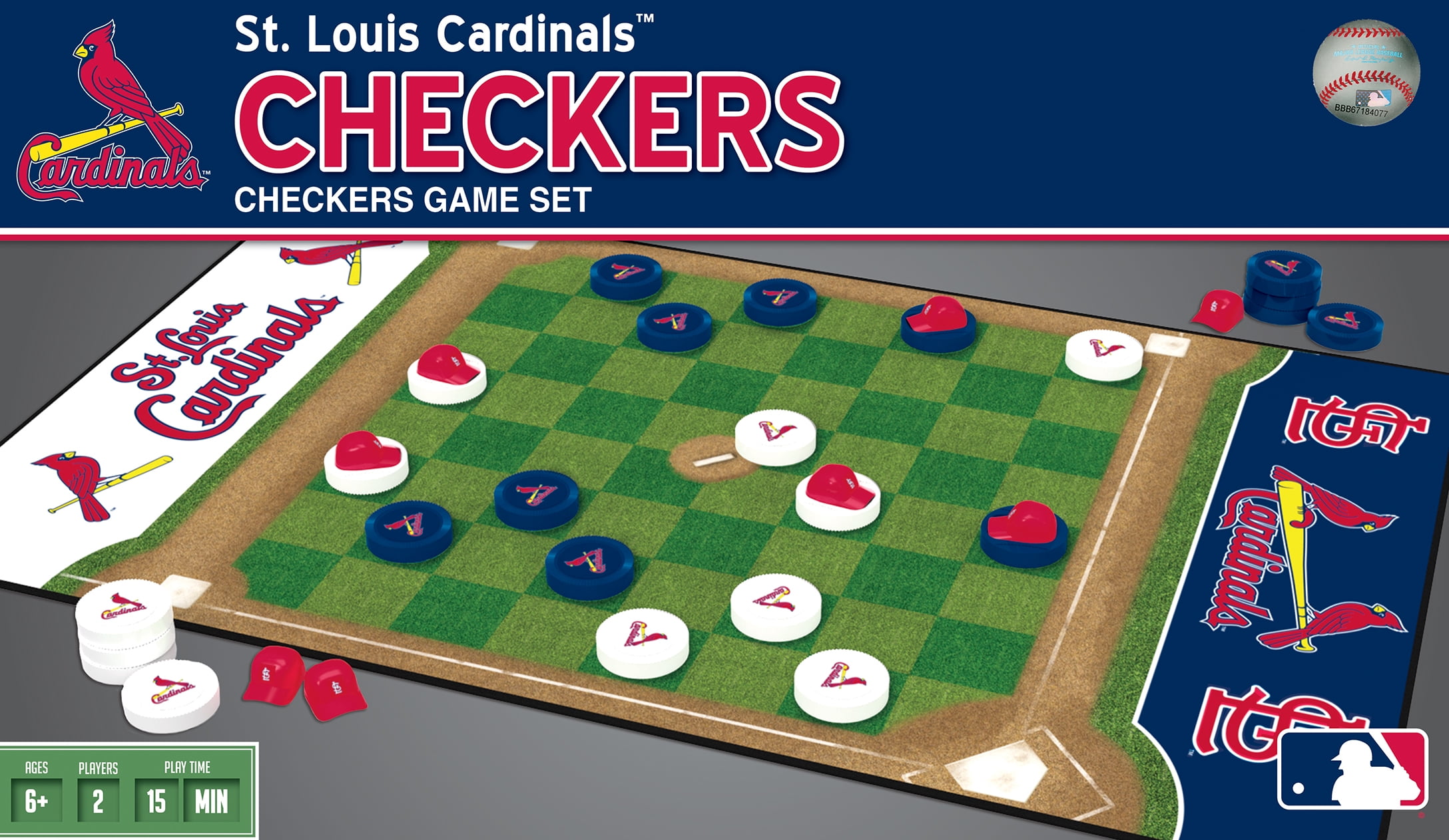 St. Louis Cardinals™ Checkers Board Game MLB Baseball Field Cap