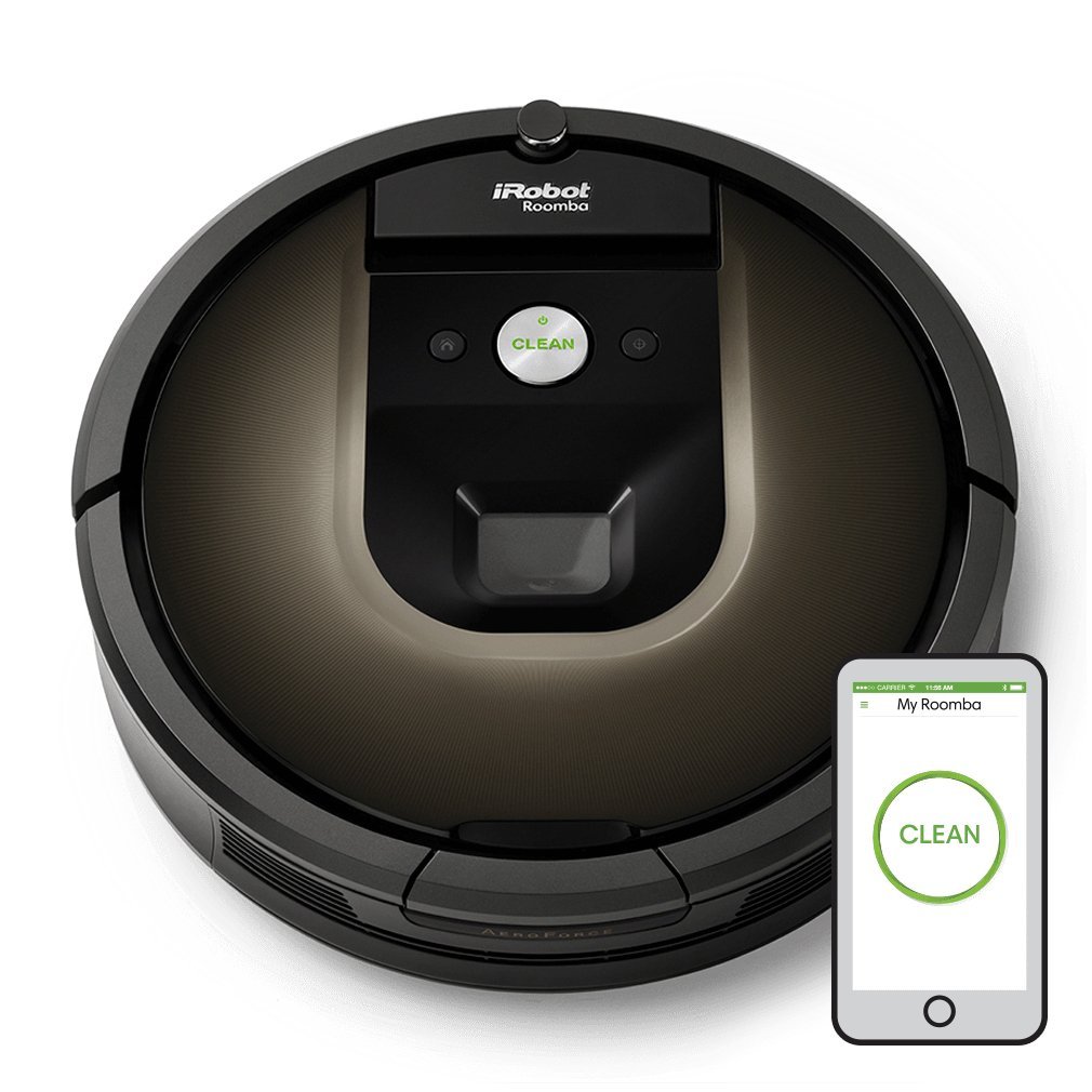iRobot Roomba 980 Navigator Rechargeable Automatic Robotic Vacuum Cleaner - image 1 of 5