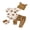 Khaki, variant on RUINIXCW Newborn Baby Boy Hospital Going Home Outfits Infant Baby Boys Spring Summer Fall Clothes Bear Print Short Sleeve Romper with Pants and Hat Foot Covers Set