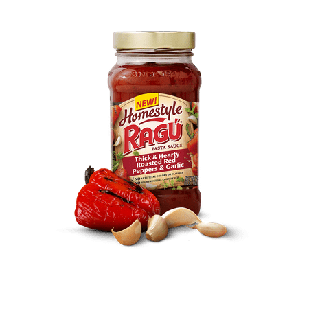UPC 036200430408 product image for Rag? Homestyle Thick & Hearty Roasted Garlic Pasta Sauce 23 oz. | upcitemdb.com