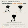 thumbnail image 3 of Char-Basket Charcoal Briquet Holders Replacement for Weber 22-1/2-inch Kettle Grills, Char-Basket Charcoa Fits for Weber's One Touch and Master Touch Charcoal Grills, 3 of 7