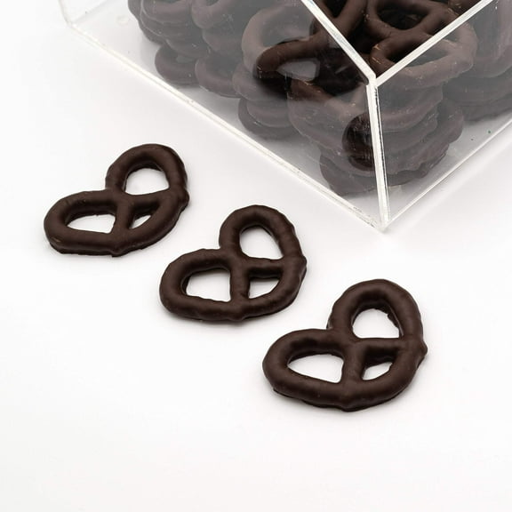 Dark Chocolate Covered Jumbo Pretzels – Sweet & Salty Gourmet Snack – Oversized Pretzels Dipped in Premium Dark Chocolate – Perfect Party Treat 4 oz Pack