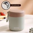thumbnail image 4 of Wosthever Taza de desayuno, taza de café, tarro de leche, acero inoxidable, mantiene el calor, gran capacidad, mano de obra fina, a prueba de herrumbre, Mostrada Verde claro Wosthever  HA080704-01, 4 of 6