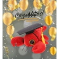 thumbnail image 5 of DolliBu Big Eye Lobster Graduation Plush Toy - Graduation Stuffed Animal Dress Up with Gown & Cap with Tassel Outfit - Congratulatory Graduation Gift - 6 Inch, 5 of 6