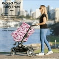 thumbnail image 5 of Haiem Flower Butterfly Baby Nursing Cover & Nursing Poncho - Multi Use Cover for Baby Car Seat Canopy, Stroller Cover, 360°Full Privacy Breastfeeding Coverage, 5 of 9