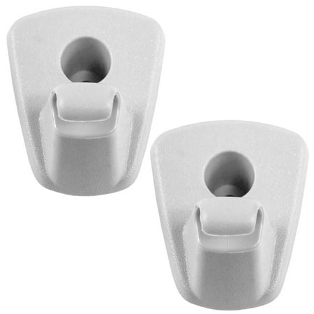 - BROCK Sun Visor Retainer Clips Pair Set of White Replacements for Chrysler 300 Dodge Charger Magnum 1EJ51DW1AA
