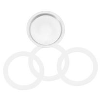 1 Set Espresso Maker Sealing Gasket Filter Coffee Pot Replacement Parts (1 Cup Size)